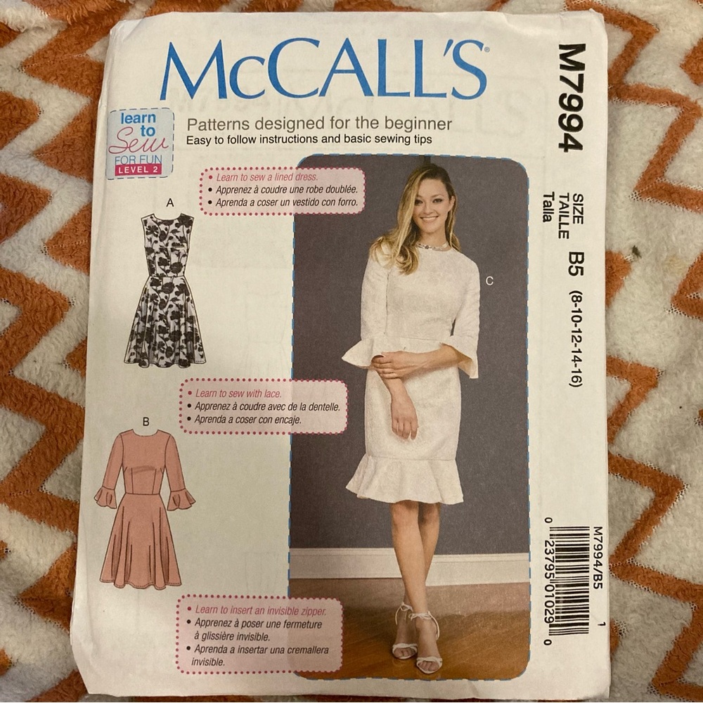 McCall’s Sewing Pattern 7994